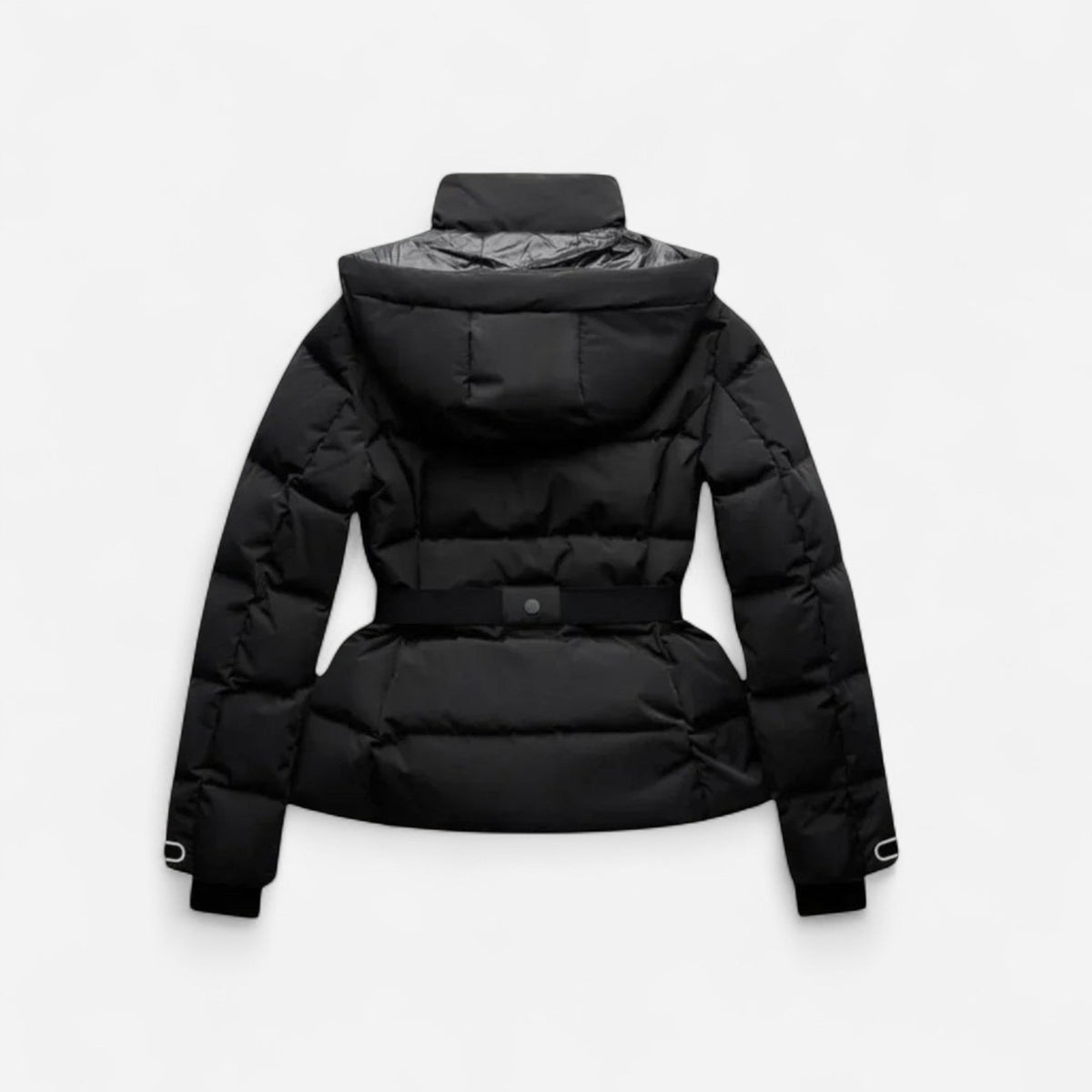 Manteau matelassé cintré avec ceinture