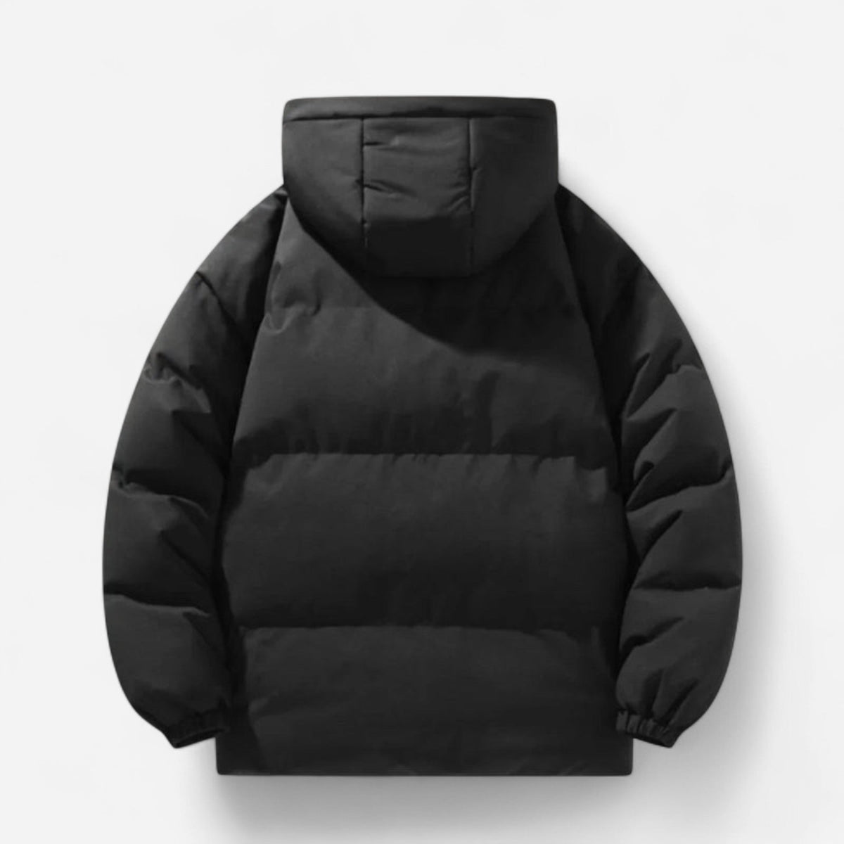 Manteau matelassé court à capuchon