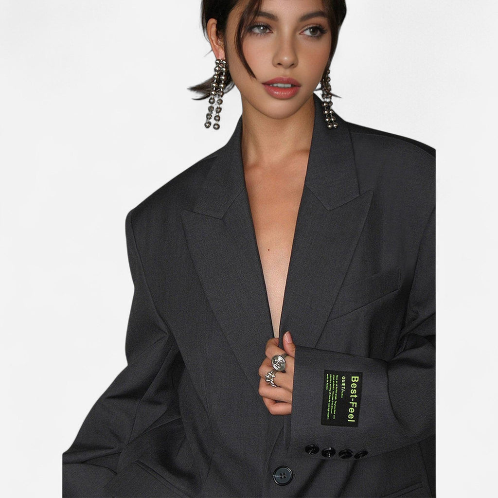 Blazer oversize long
