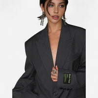 Blazer oversize long