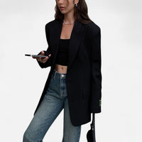 Blazer oversize long