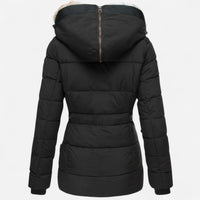 Parka d'hiver doublée en fausse fourrure