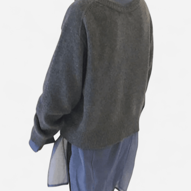 Cardigan en cachemire à boutons fantaisie