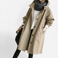 Imperméable à capuchon