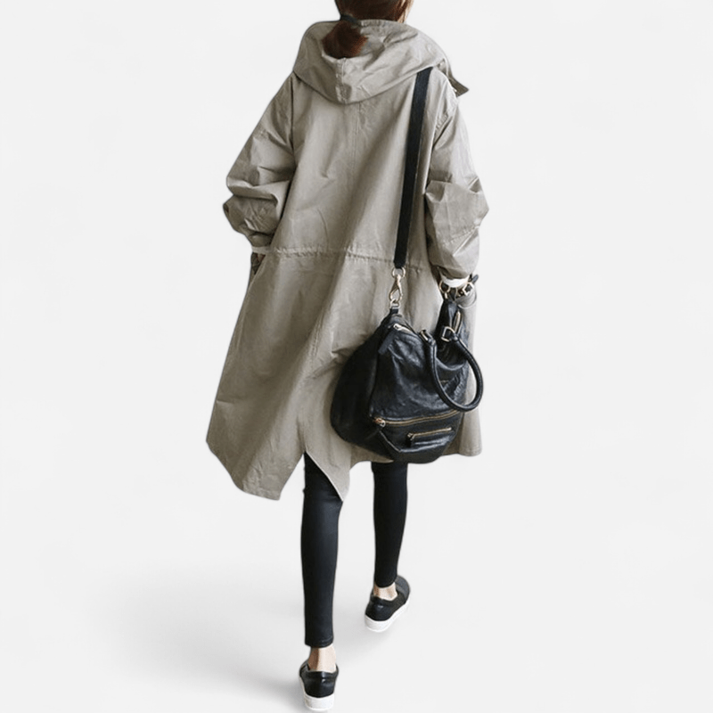 Imperméable à capuchon