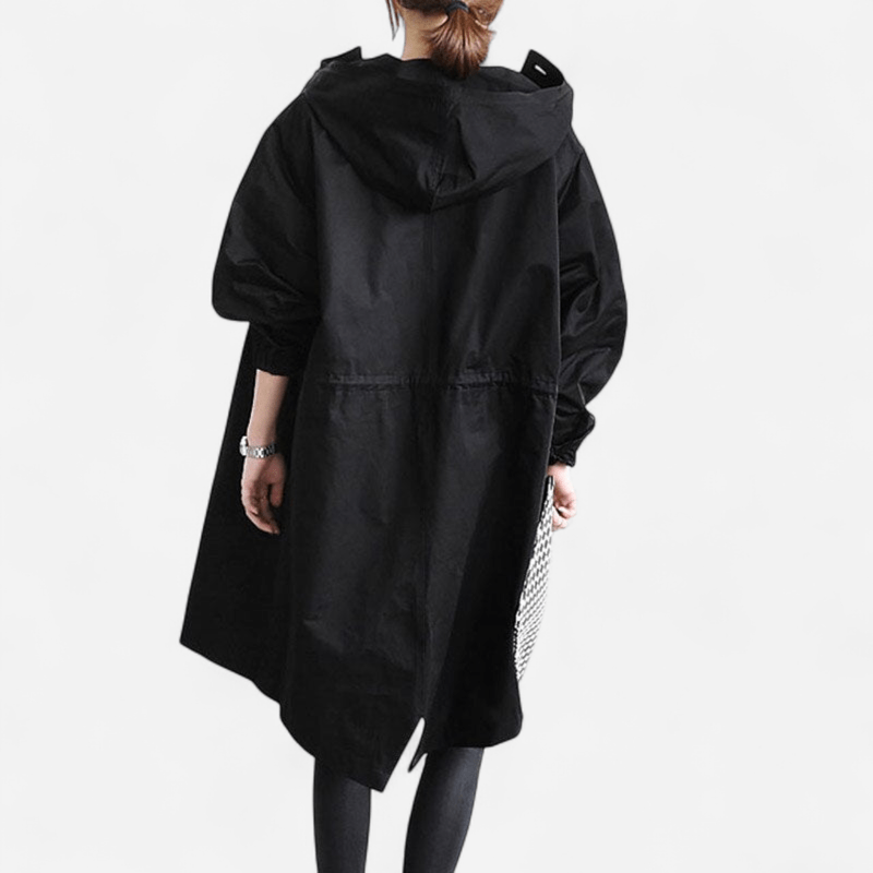 Imperméable à capuchon