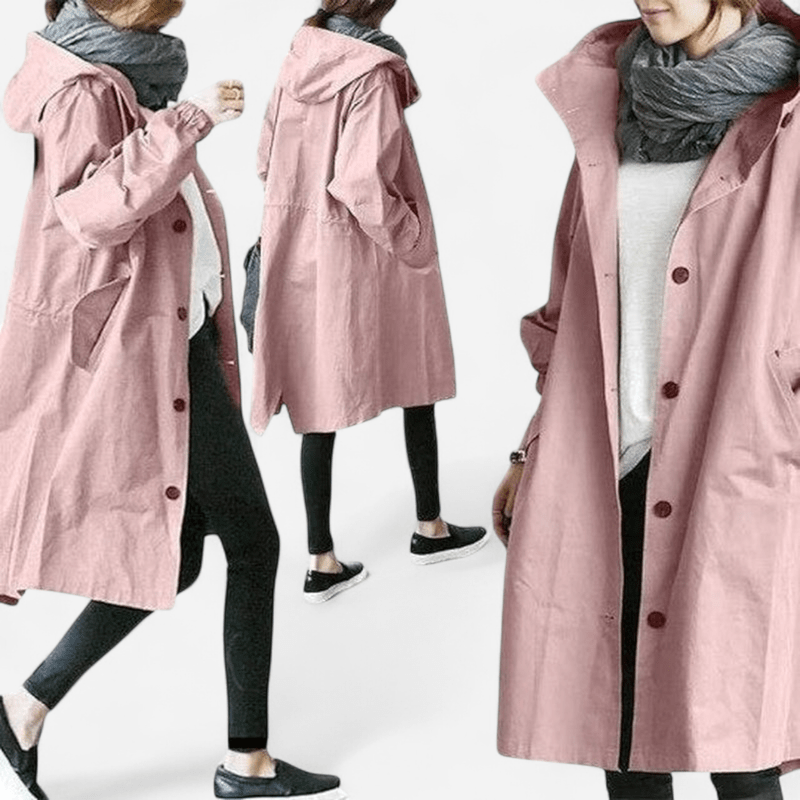 Imperméable à capuchon