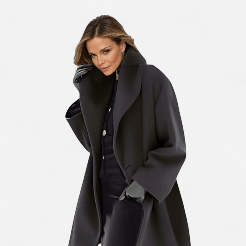 Manteau en laine coupe-vent