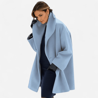 Manteau en laine coupe-vent