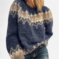 Chandail en mohair jacquard