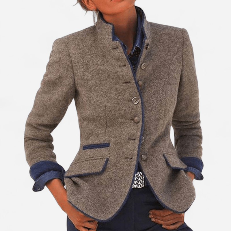 Blazer cintré en lainage