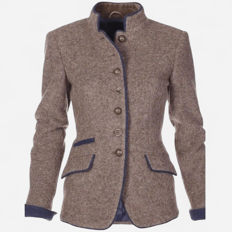 Blazer cintré en lainage