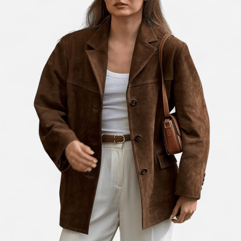 Blazer en suède