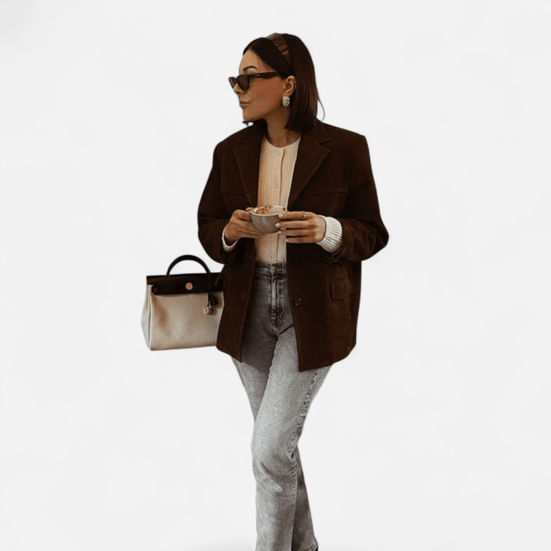 Blazer en suède
