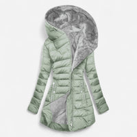 Manteau matelassé léger doublé en peluche