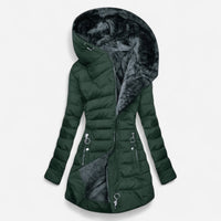 Manteau matelassé léger doublé en peluche