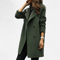 Manteau croisé à double boutonnage