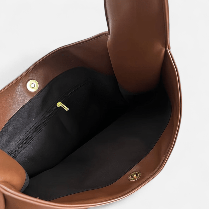 Sac hobo en cuir à anse longue