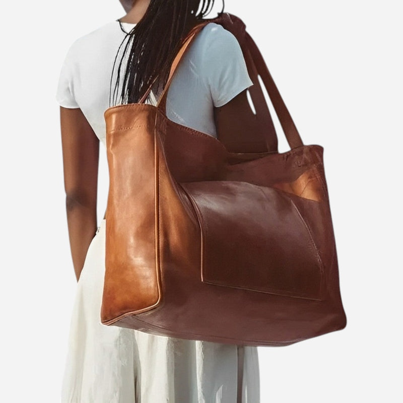 Sac fourre-tout souple en cuir
