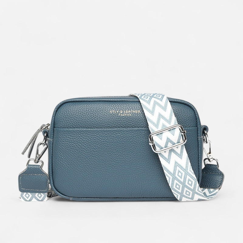Sac à bandoulière rectangle à sangle tissée