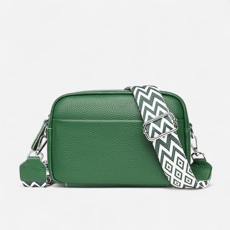 Sac à bandoulière rectangle à sangle tissée