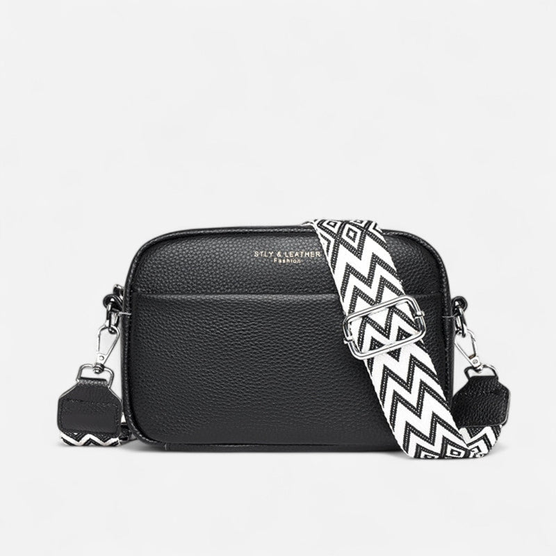 Sac à bandoulière rectangle à sangle tissée