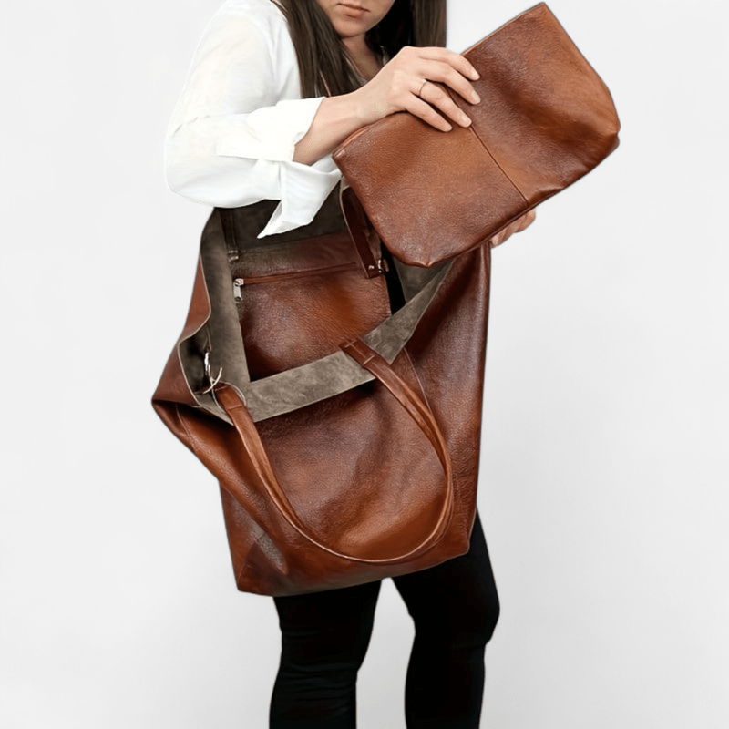 Sac hobo souple en cuir