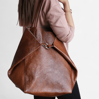 Sac hobo souple en cuir