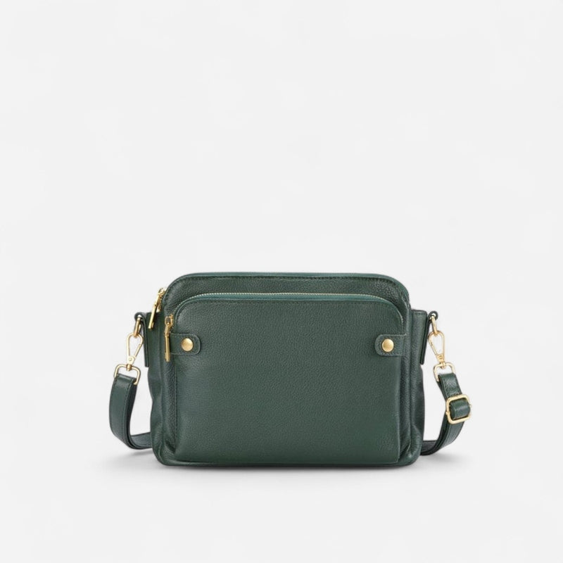Sac à main en cuir à multiples poches