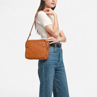 Sac à main en cuir à multiples poches