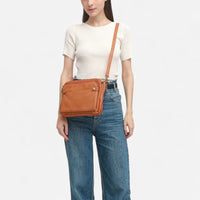Sac à main en cuir à multiples poches