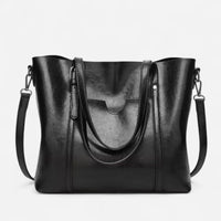 Sac fourre-tout en cuir structuré