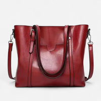 Sac fourre-tout en cuir structuré
