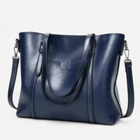 Sac fourre-tout en cuir structuré