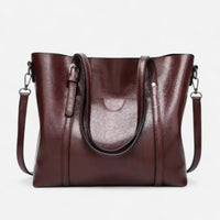 Sac fourre-tout en cuir structuré