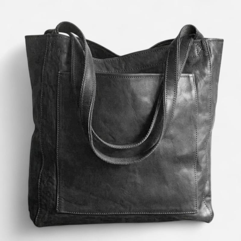 Sac fourre-tout en cuir grand format