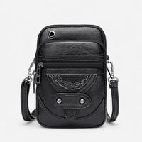 Sac à bandoulière vintage en cuir gaufré