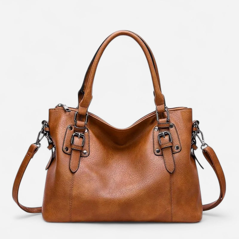 Sac à bandoulière en cuir à rabat