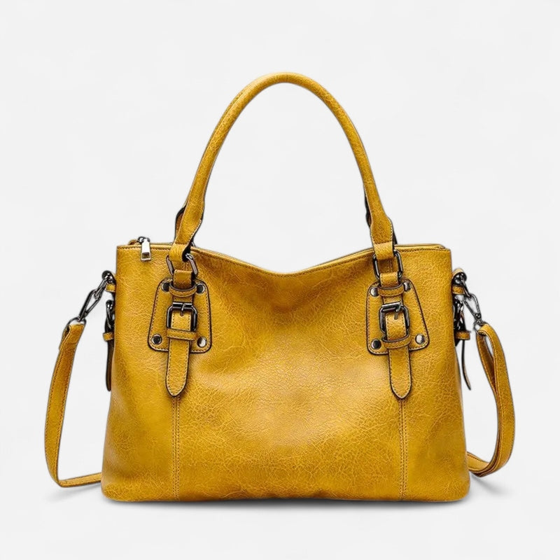Sac à bandoulière en cuir à rabat