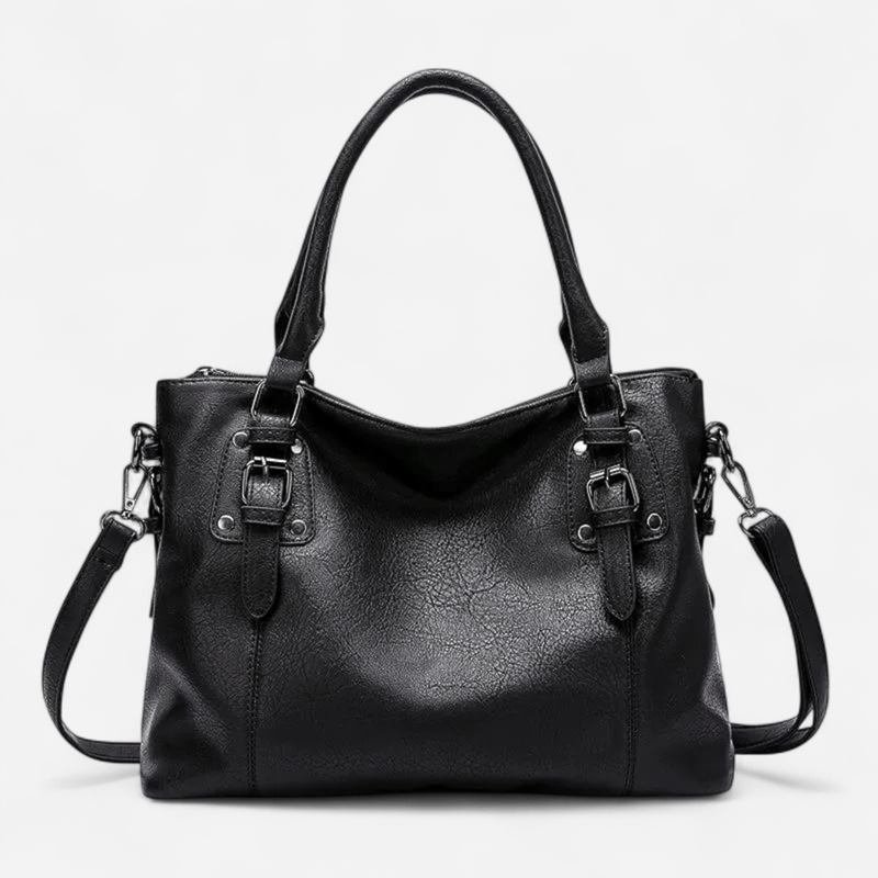 Sac à bandoulière en cuir à poches
