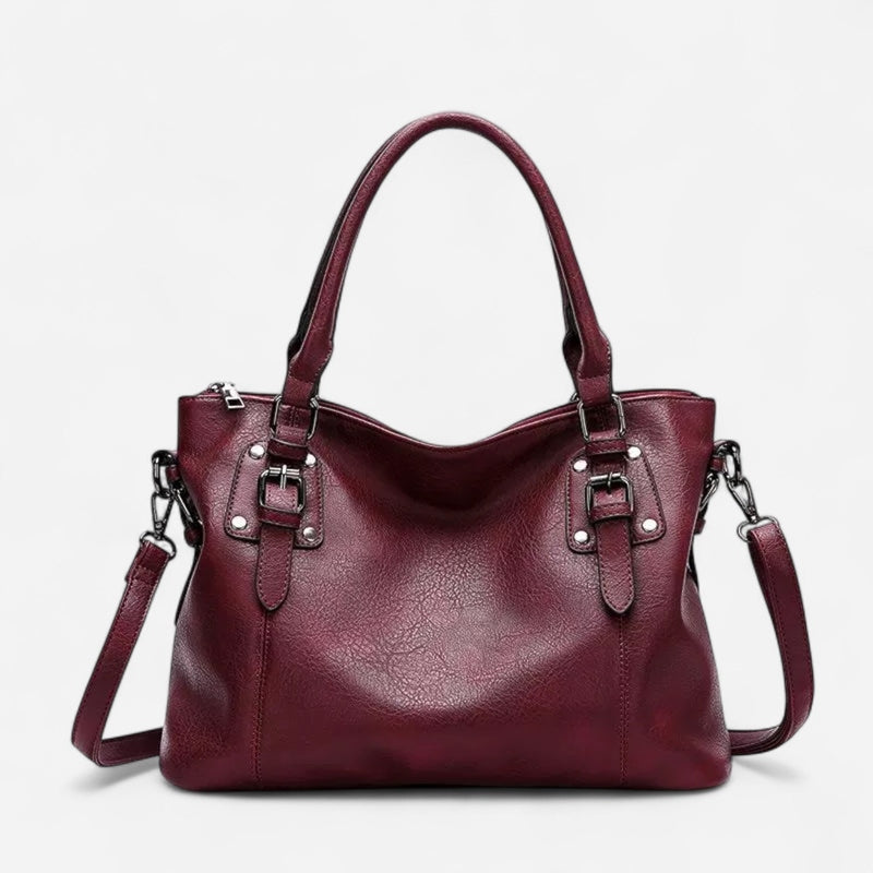 Sac à bandoulière en cuir à rabat