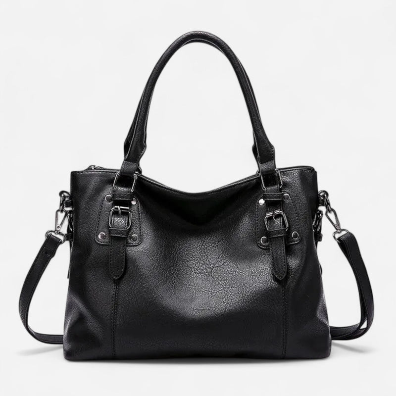 Sac à bandoulière en cuir à rabat