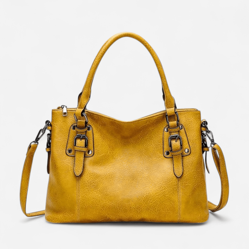 Sac à bandoulière en cuir à poches