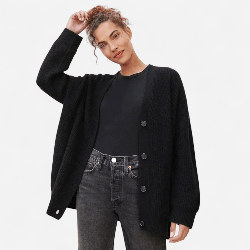 Cardigan long en cachemire