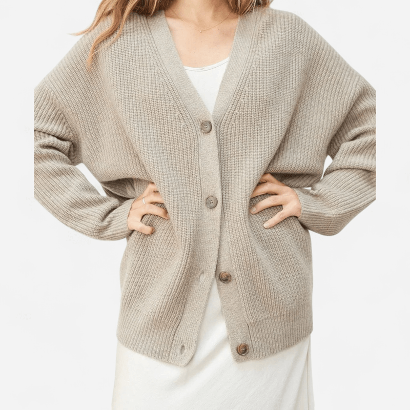 Cardigan long en cachemire