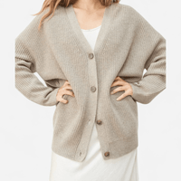 Cardigan long en cachemire