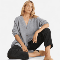 Cardigan long en cachemire