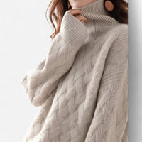 Chandail en tricot losange