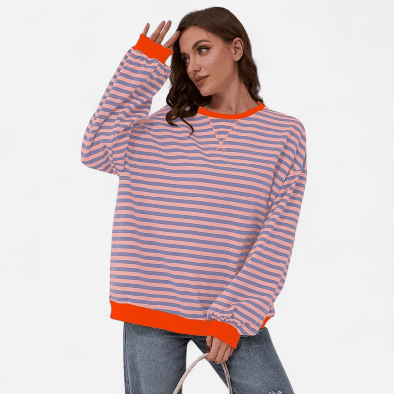 Chandail rayé oversize