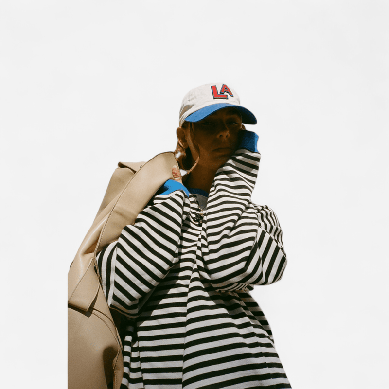 Chandail rayé oversize